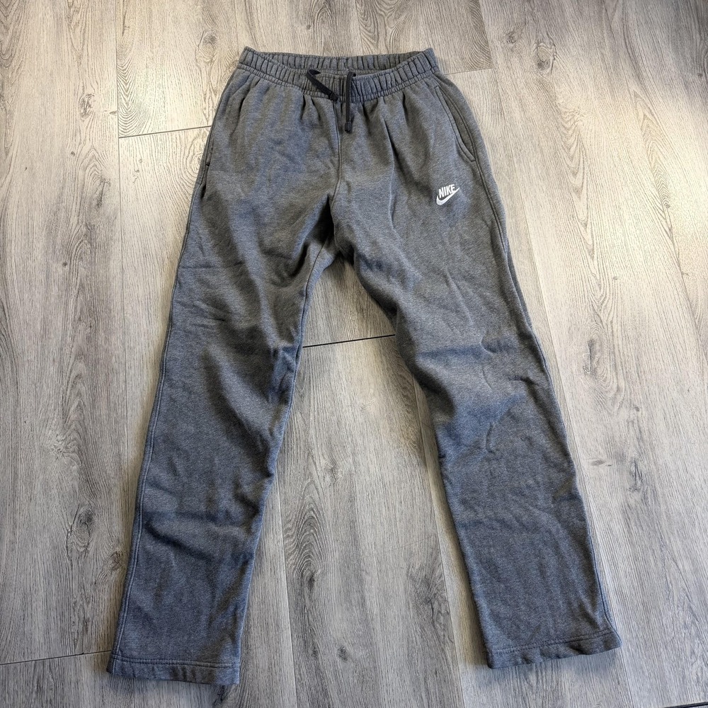 Nike Sweatpants Mens Medium Club Fleece Straight Leg Elastic Waist BV2707-071 - Picture 2 of 13